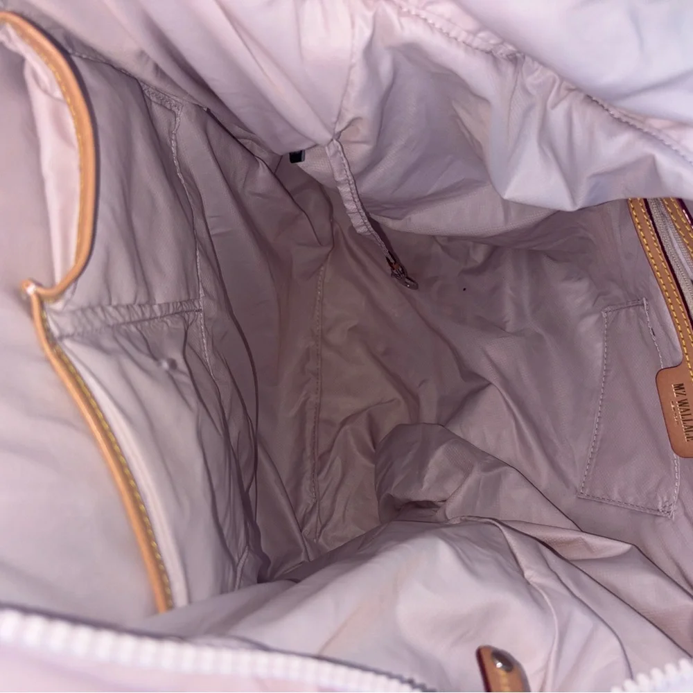 MZ Wallace Quilted Tote in Light Gray - Picture 3 of 8